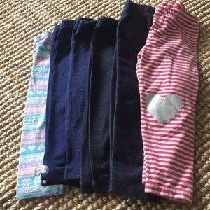 Bundle of toddler girl leggings